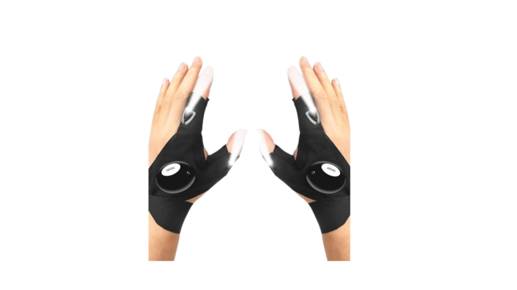 led flashlight gloves
